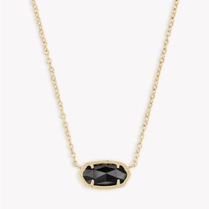 Kendra scott Elisa black necklace